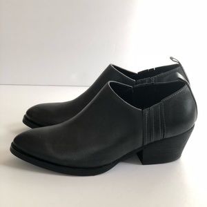 Black ankle boots